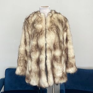 Zara Faux Fur Coat